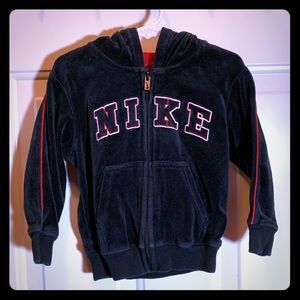 3T velour Nike hoodie